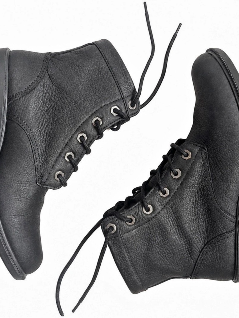 Kodiak Womens All Season Waterproof Leather Lace Up Ankle Boot Combat Black US 8